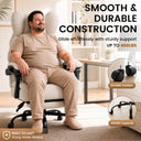 COMHOMA® Big and Tall Ergonomic Office Chair with Linkage Armrest & Wide Seat