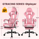 GTPLAYER Gaming Chair with Pocket Spring Cushion & Footrest GT905