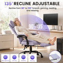 COMHOMA® Big and Tall Ergonomic Office Chair with Linkage Armrest & Wide Seat