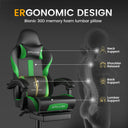 GTPLAYER Gaming Chair with Pocket Spring Cushion & Footrest GT905