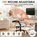 COMHOMA® Big and Tall Ergonomic Office Chair with Linkage Armrest & Wide Seat