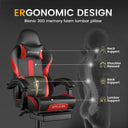 GTPLAYER Gaming Chair with Pocket Spring Cushion & Footrest GT905
