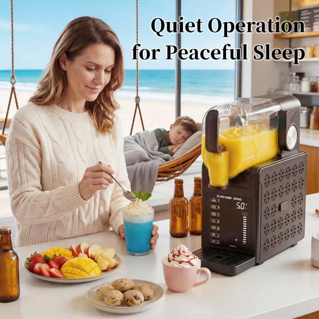 [30-Day Free Trial] COMHOMA Frozen Drink & Slushie Machine with RapidChill Technology | 88 oz. | 5 Preset Programs, EH04