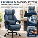 COMHOMA® Big and Tall Ergonomic Office Chair with Linkage Armrest & Wide Seat