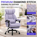 COMHOMA® Big and Tall Ergonomic Office Chair with Linkage Armrest & Wide Seat