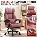 COMHOMA® Big and Tall Ergonomic Office Chair with Linkage Armrest & Wide Seat