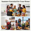 [30-Day Free Trial] COMHOMA Frozen Drink & Slushie Machine with RapidChill Technology | 88 oz. | 5 Preset Programs, EH04