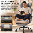 COMHOMA® Big and Tall Ergonomic Office Chair with Linkage Armrest & Wide Seat