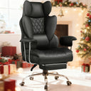 COMHOMA Big and Tall Office Chair with Lumbar Support & Adjustable Footrest GT205
