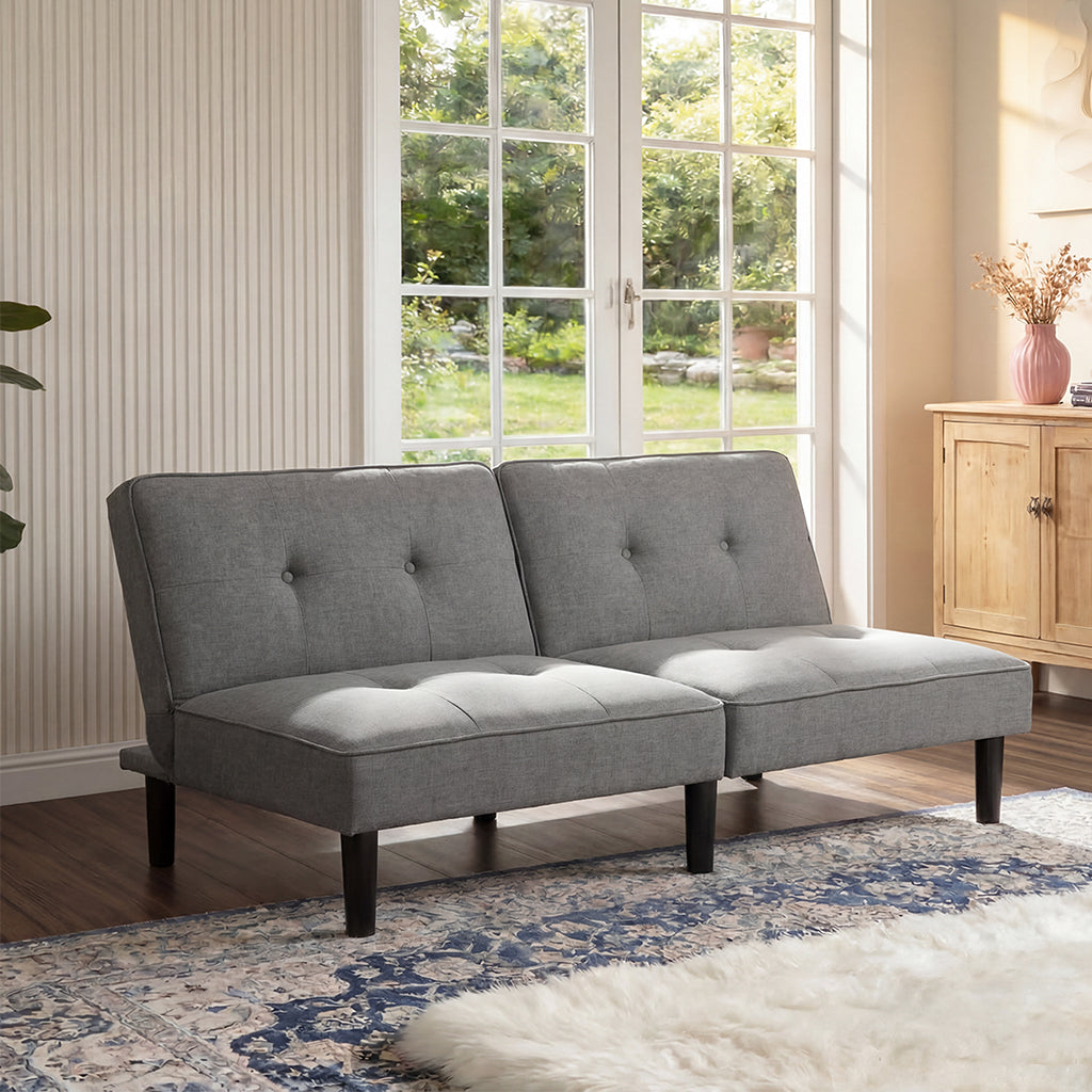 COMHOMA Futon Sofa Bed 67"x31.5" B010, Gray