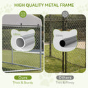 [SUMMER CLEARANCE] 7.5'x7.5'/11'*15' COMHOMA® Outdoor Dog Kennel with All Weather Resistant Roof OT-GD05-2