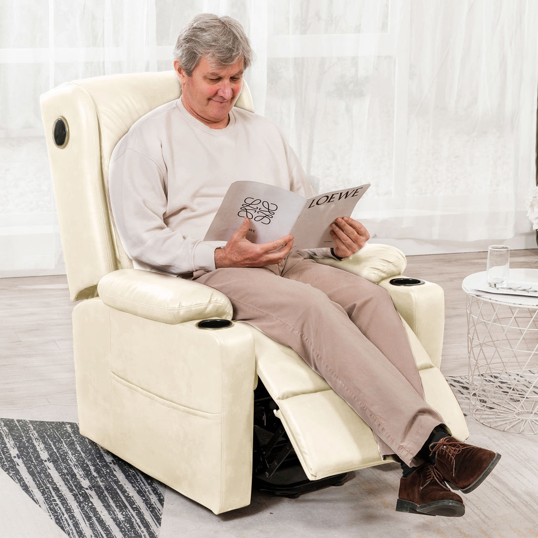 COMHOMA Power Lift Recliner Chair with Bluetooth Speakers-GB-MPLR-02