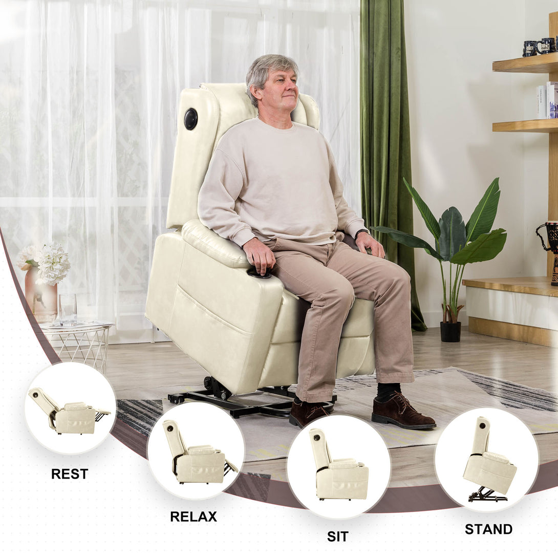 COMHOMA Power Lift Recliner Chair with Bluetooth Speakers-GB-MPLR-02