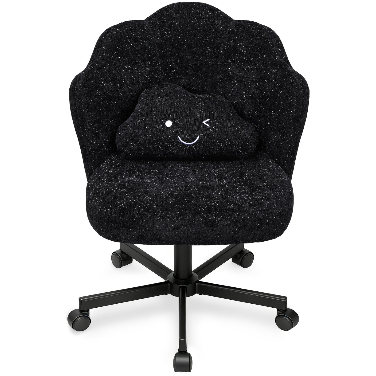 COMHOMA Petal Cute Vanity Chair, Height Adjustable CH718