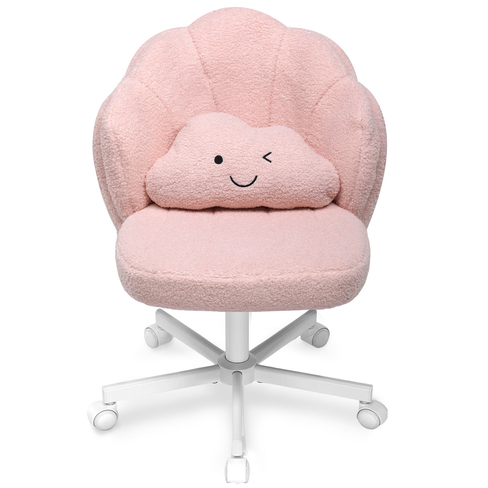 COMHOMA Petal Cute Vanity Chair, Height Adjustable CH718