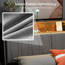 COMHOMA Bed Frame with 2 Storage Drawers & LED BF001