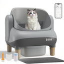 COMHOMA® Self Cleaning | Open Top Cat Automatic Litter Box, APP Control and Weight Monitoring