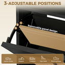 Shoe Storage Cabinet with 2 Flip Drawers & Charging Station