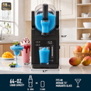 [30-Day Free Trial] COMHOMA Frozen Drink & Slushie Machine with RapidChill Technology | 88 oz. | 5 Preset Programs, EH04