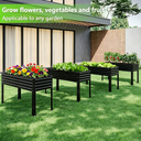 Metal Raised Garden Bed with Gloves Tools OT-GD02