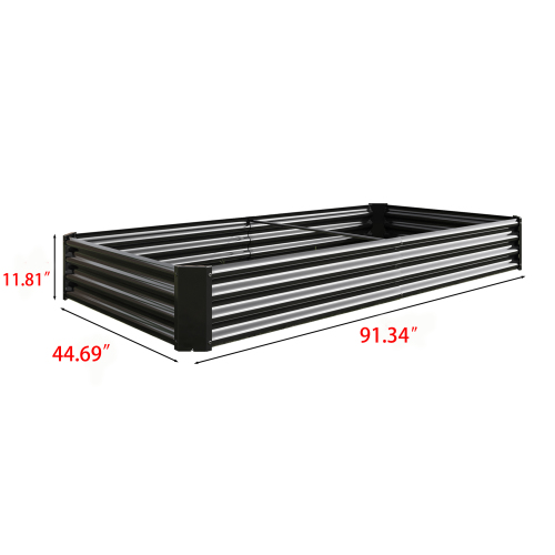 Metal Raised Garden Bed with Gloves Tools OT-GD02