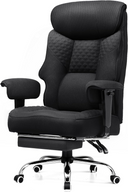 [Mid-Year Sale] COMHOMA Upgraded Big and Tall Office Chair 400LBS with Pillow & Adjustable Armrest CH510/CH511