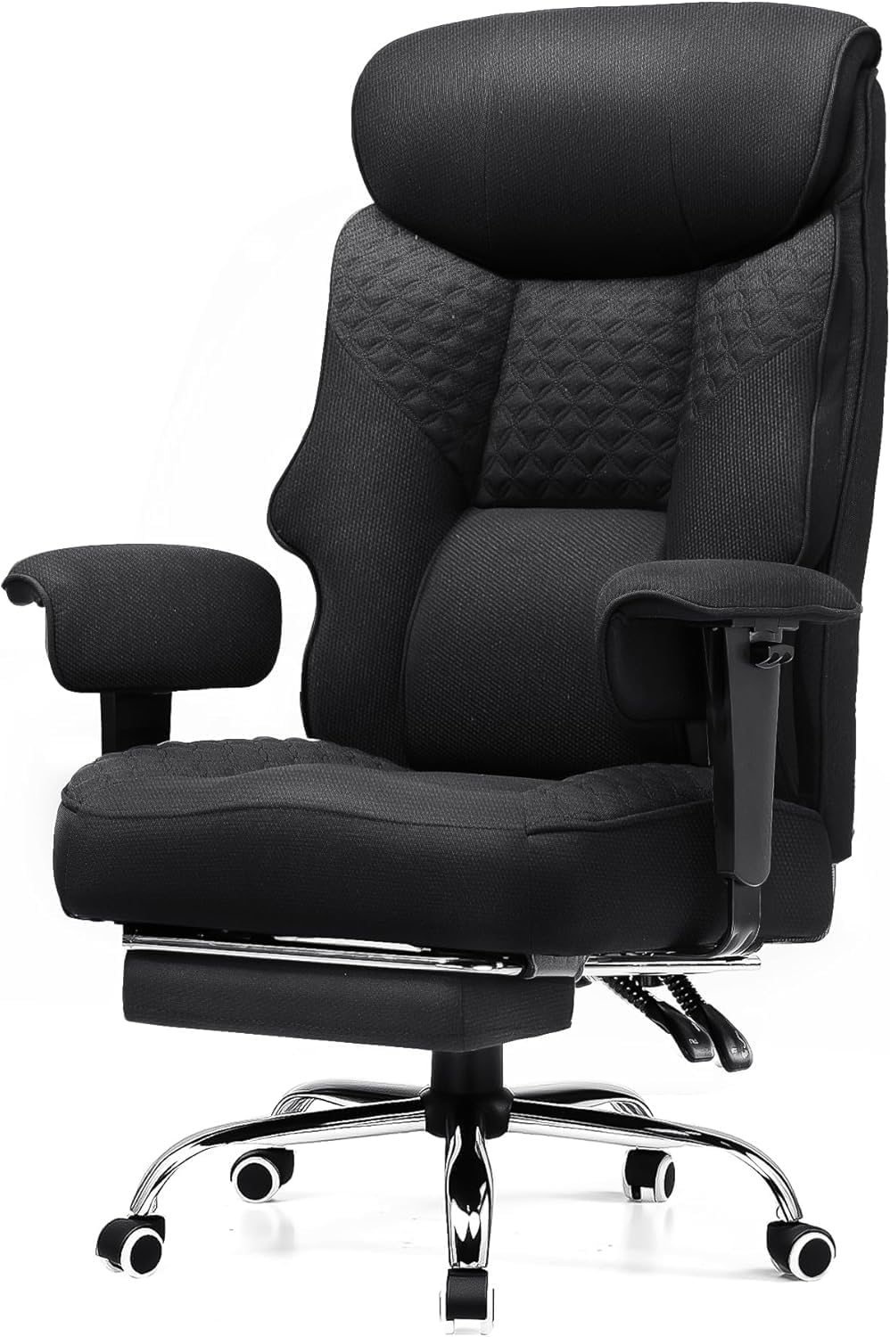 [Mid-Year Sale] COMHOMA Upgraded Big and Tall Office Chair 400LBS with Pillow & Adjustable Armrest CH510/CH511
