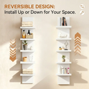 COMHOMA 5 Tier Wall Shelf Unit DX-QC046