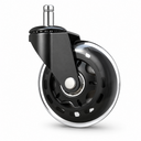 COMHOMA Office Chair Caster Wheels Replacement 3 Inch Roller Blade, Set of 5 Casters, CH512