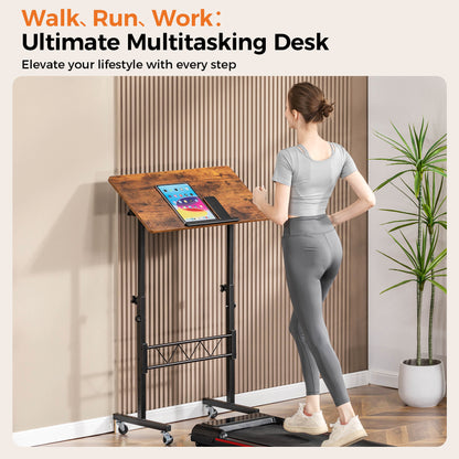 Standing Desk Adjustable Height & Tiltable Tabletop