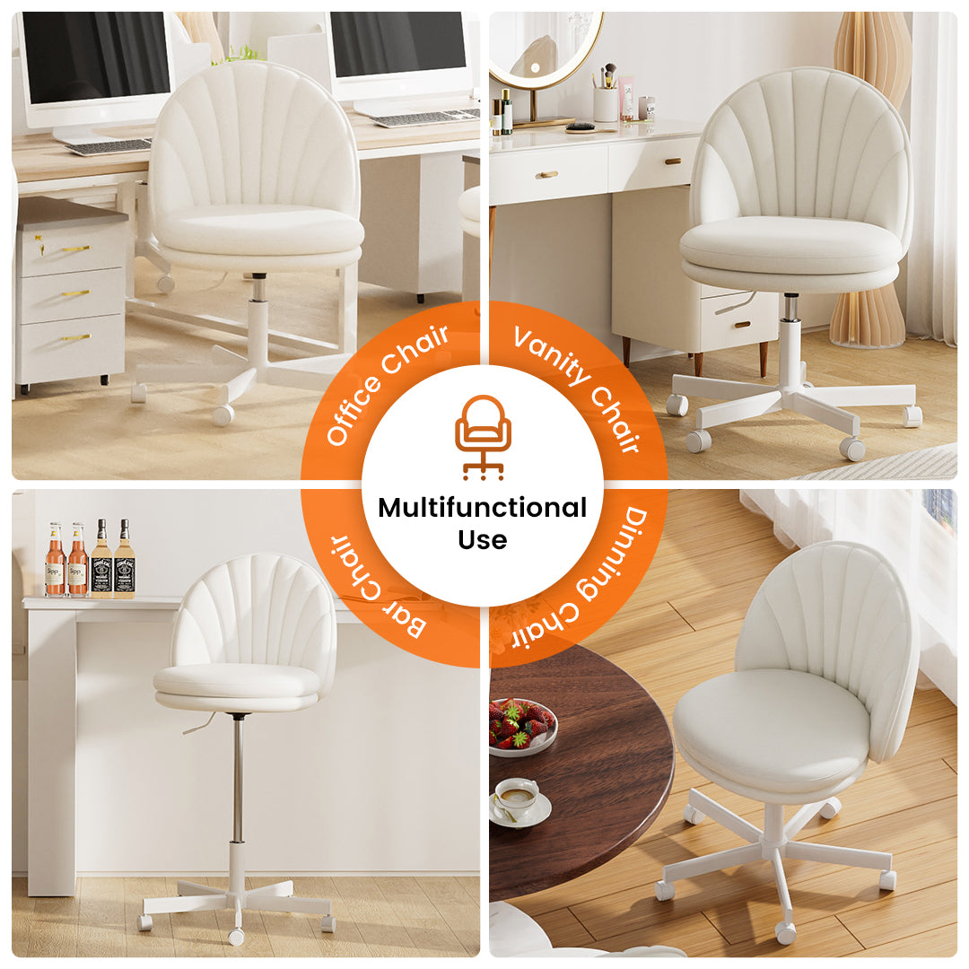 VINGLI Modern Multifunctional Criss Cross Chair For Office/Vanity/Kitchen CH710