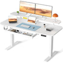 COMHOMA Electric Height Adjustable Desk with Drawers DTS118