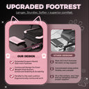 COMHOMA Pink Cute Office Gaming Chair with Cat Ears, Velvet Fabric 350LBS GTP610