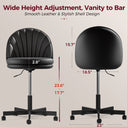 COMHOMA Small Criss Cross Office Chair, Vanity Chair CH710