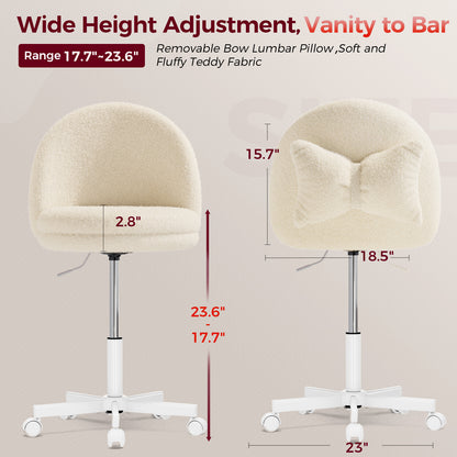 GTPLAYER Small Criss Cross Office Chair, Vanity Chair CH710