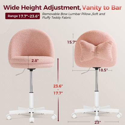 GTPLAYER Small Criss Cross Office Chair, Vanity Chair CH710