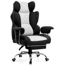 COMHOMA® Colorful Big and Tall Office Chair with Lumbar Support & Adjustable Footrest GT205
