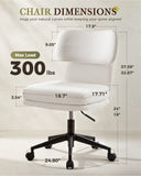 Mid Century Modern Office/Vanity/Dinning Chair CH400-Lucklife