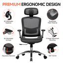 COMHOMA Big and Tall Ergonomic Mesh Office Chair CH405