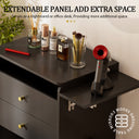 COMHOMA Small 3 in 1 Makeup Vanity Desk with Mirror and Lights B400