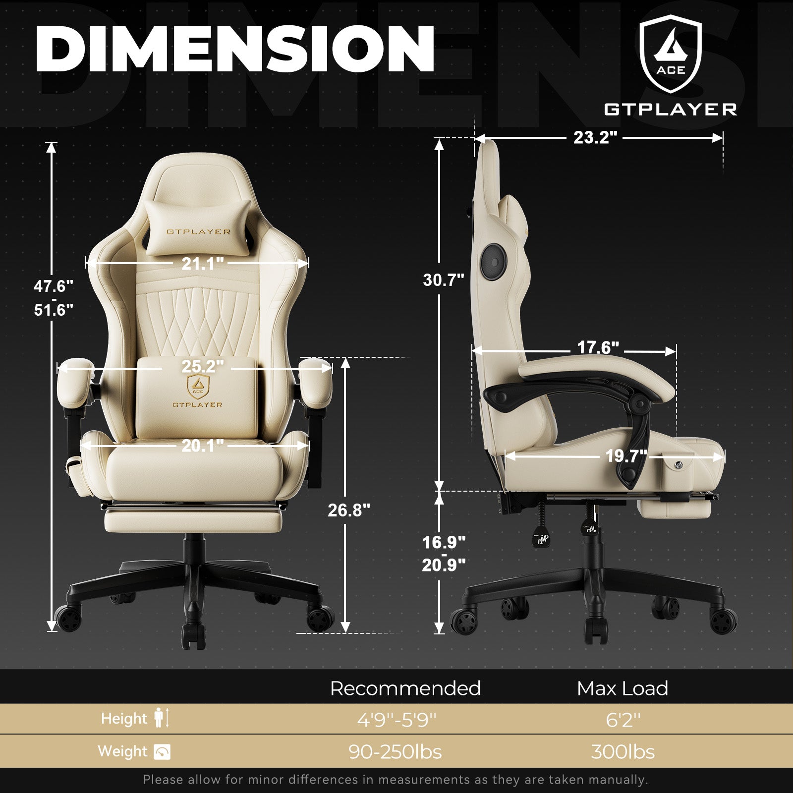 GTPLAYER Christmas Edition Office Gaming Chair ACE-PRO-RD