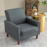 COMHOMA Single sofa chair for bedroom living room with four wooden legs-H309