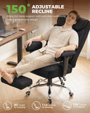 [Mid-Year Sale] COMHOMA Upgraded Big and Tall Office Chair 400LBS with Pillow & Adjustable Armrest CH510/CH511