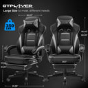 GTPLAYER Gaming Chair 350Lbs Heavy Duty Ergonomic Office Chair Lumbar Support GTF59-CH