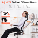 COMHOMA Big and Tall Ergonomic Mesh Office Chair CH405