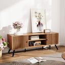 COMHOMA TV Stand, Mid Century Modern Entertainment Center for 55/60/65 Inch TVs H1001