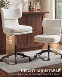 Mid Century Modern Office/Vanity/Dinning Chair CH400-Lucklife