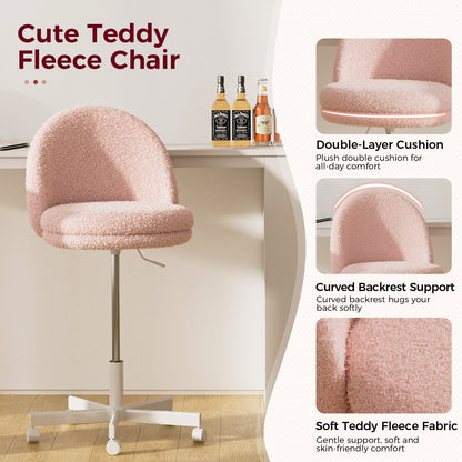 COMHOMA Small Criss Cross Office Chair, Vanity Chair CH710