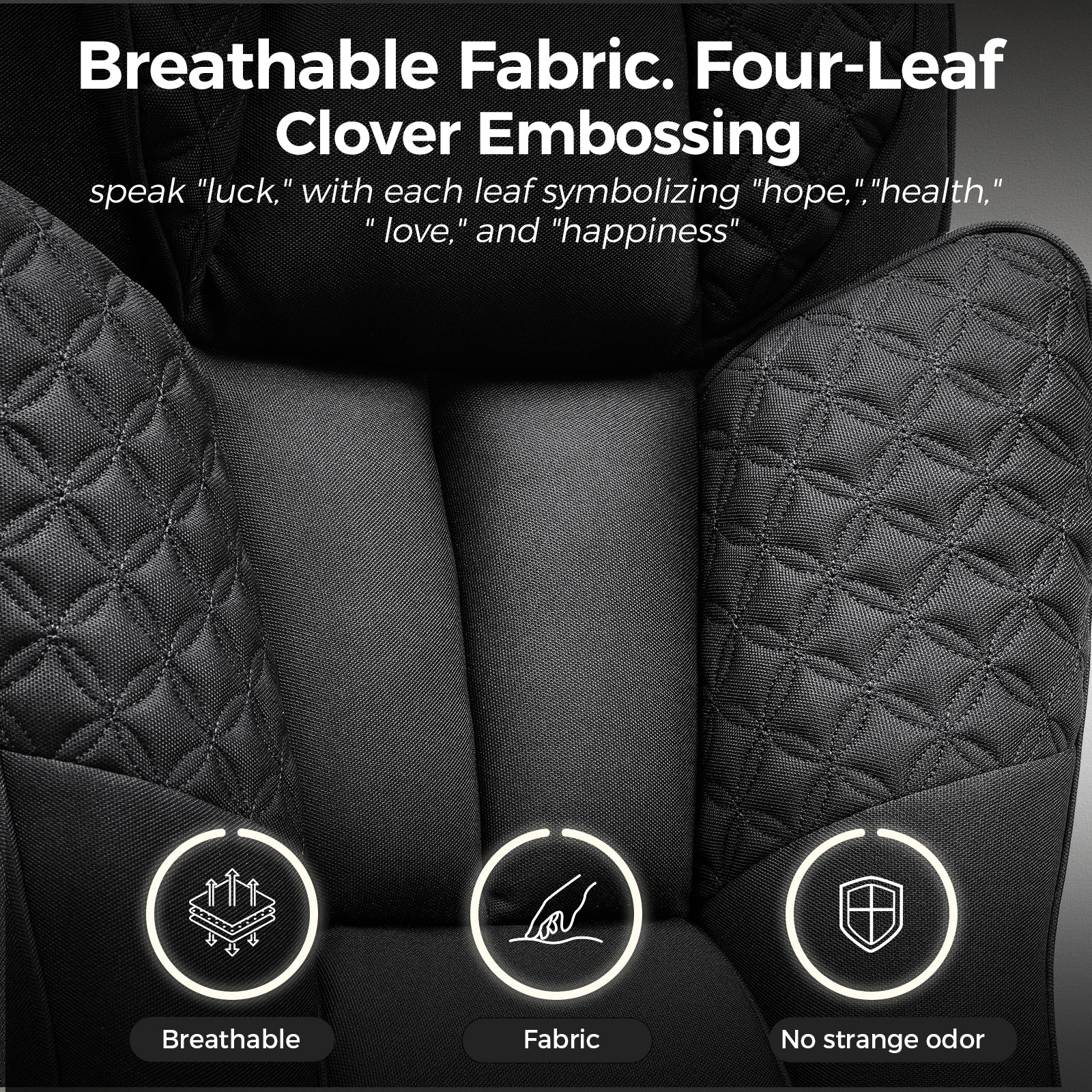 COMHOMA Big Headrest 400LBS Big and Tall Office Chair CH610