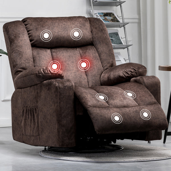 COMHOMA Massage Swivel Recliner H1148